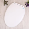19-inch extended white plastic toilet seat cover details Picture